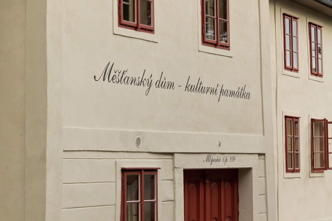 Mestansky Dum - Kulturni Pamatka Mlynska 119 Jindřichŭv Hradec Exteriör bild
